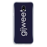 Gijweet: Samsung Galaxy J3 (2017) Transparant Hoesje