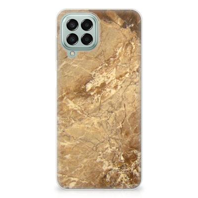 Samsung Galaxy M33 | TPU | Siliconen hoesje | Marmer Creme