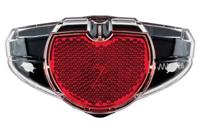 AXA Spark Steady Achterlicht 50-80 mm - Rood