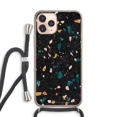 Terrazzo N°10: iPhone 11 Pro Transparant Hoesje met koord