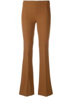 Blanca Vita pantalon skinny à chevilles évasées - Marron