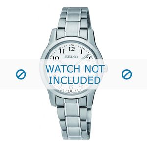 Seiko horlogeband SXDG89P1 / 7N82 0JK0 Staal Zilver 14mm