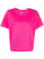 Tommy Hilfiger t-shirt en coton à logo brodé - Rose - thumbnail