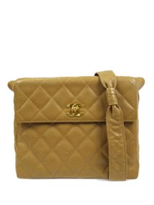 CHANEL Pre-Owned sac porté épaule à fermoir loquet (1997) - Jaune