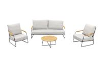 4 Seasons Balade/Verdi stoel-bank loungeset - 4-delig - thumbnail