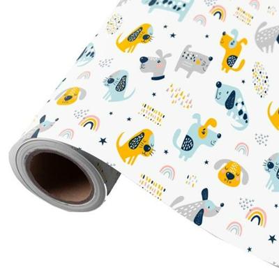 Cadeaupapier Wonder Wrapper Multicolour Rol 70 m Hond
