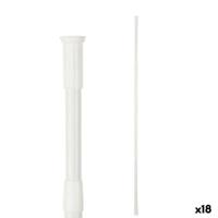 Verlengbare stang Berilo Wit Aluminium 200 x 2,2 x 2,2 cm Douche (18 Stuks)