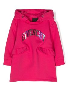 Givenchy Kids robe à ornements de sequins - Rose