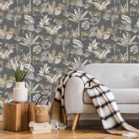 DUTCH WALLCOVERINGS DUTCH WALLCOVERINGS Behang Leopard grijs en beige - thumbnail