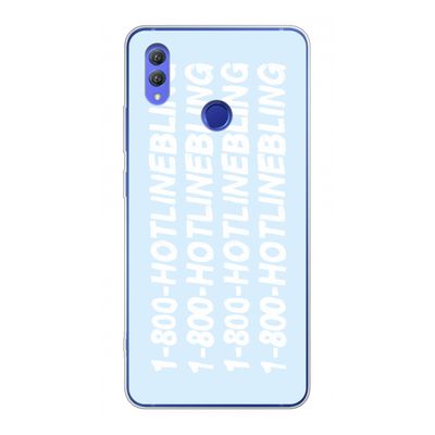 Hotline bling blue: Honor Note 10 Transparant Hoesje