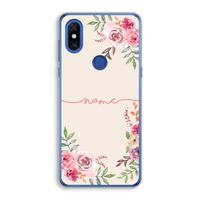 Rozen: Xiaomi Mi Mix 3 Transparant Hoesje