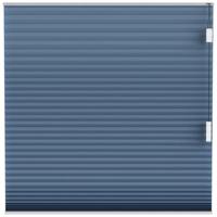 Leen Bakker - Fenstr Plisségordijn Montreal Dubbel 25mm Verduisterend - Donker (35508) - Polyester - Blauw - 120x10x10 Cm