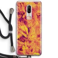 Eternal Fire: OnePlus 6 Transparant Hoesje met koord