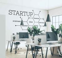 Start-up concepten en ideeën muursticker - thumbnail