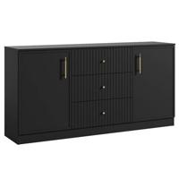 Meubella Dressoir Dream - Zwart - 160 cm - thumbnail