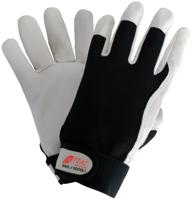 NITRAS SAFETY Glove size 11 black nappa leather gray