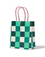 HEMA Cadeautas ruiten - 2 stuks (groen)
