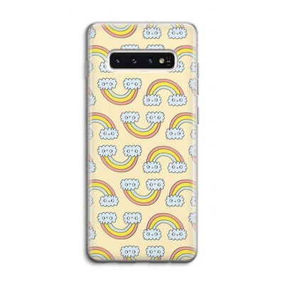 Regenboog: Samsung Galaxy S10 4G Transparant Hoesje