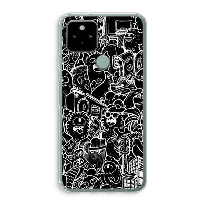 Vexx Black City : Google Pixel 5 Transparant Hoesje
