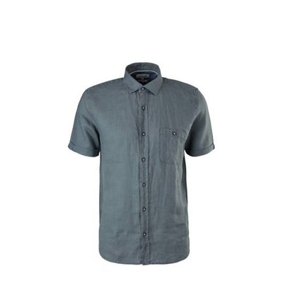 s.Oliver regular fit overhemd grijs