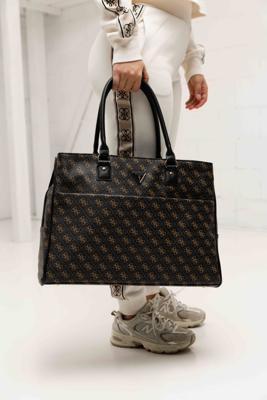 Guess Jesco Tote Tas Bruin - Kleur: Bruin | Soccerfanshop