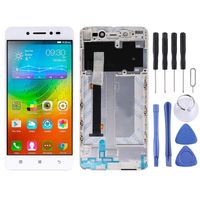 LCD-scherm en digitizer volledige assemblage met frame voor Lenovo S90 S90-T S90-U S90-A (Wit)