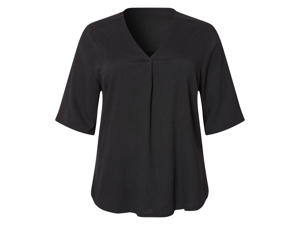 esmara Dames blouse - plus size (Zwart, 3XL (56/58))