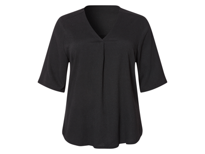 esmara Dames blouse - plus size (Zwart, 3XL (56/58))