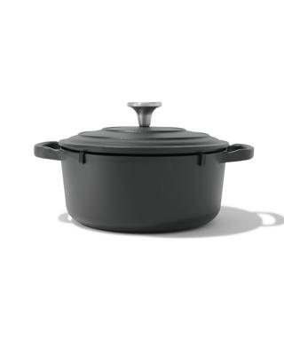 HEMA Braadpan Ø24cm Lyon gietijzer PFAS-vrij (zwart)