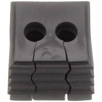 CONTA-CLIP KDS-DE 2X5-6 BK Afdichtingselement Thermoplastisch elastomeer Zwart 10 stuk(s)