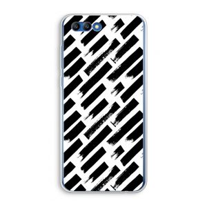 Zwarte vegen: Honor 10 Transparant Hoesje