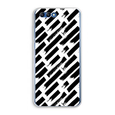 Zwarte vegen: Honor 10 Transparant Hoesje