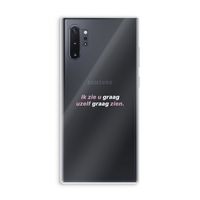 uzelf graag zien: Samsung Galaxy Note 10 Plus Transparant Hoesje