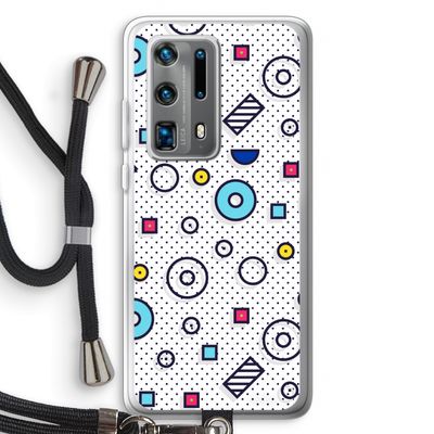 8-bit N°9: Huawei P40 Pro Plus Transparant Hoesje met koord