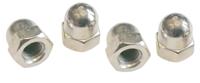 Dresselhaus dopmoer cap nuts, m6 / din1587 brass, nickel-plated
