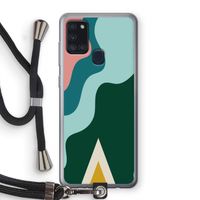 Noor B: Samsung Galaxy A21s Transparant Hoesje met koord