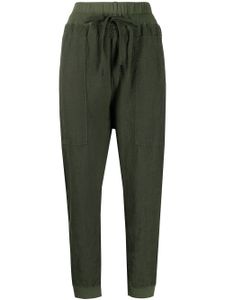 Bassike pantalon de jogging à taille haute - Vert