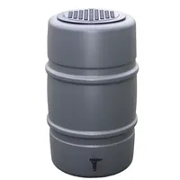 Regenton rond classic 227 liter grijs
