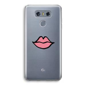 Kusje: LG G6 Transparant Hoesje