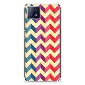 OPPO A53 5G | OPPO A73 5G TPU bumper Zigzag Multi Color