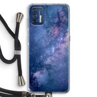 Nebula: Motorola Moto G9 Plus Transparant Hoesje met koord Nebula: Motorola Moto G9 Plus Transparant Hoesje met koord