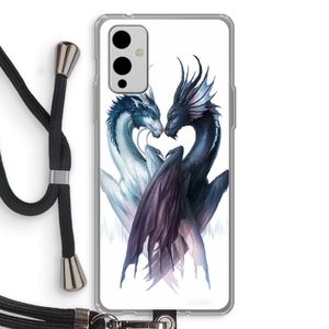 Yin Yang Dragons: OnePlus 9 Transparant Hoesje met koord