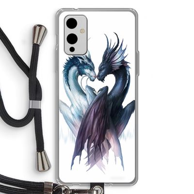 Yin Yang Dragons: OnePlus 9 Transparant Hoesje met koord