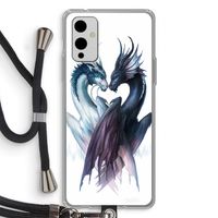 Yin Yang Dragons: OnePlus 9 Transparant Hoesje met koord