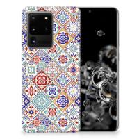 Samsung Galaxy S20 Ultra | TPU | Siliconen hoesje | Tiles Color