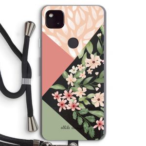 Sweet heaven geometrics: Pixel 4a 5G Transparant Hoesje met koord