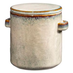 Voorraadpot Anna - Beige - Stoneware - 790 ml - Leen Bakker