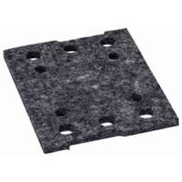 Schuurschijf, 110 x 100 mm, met vilt Bosch Accessories 2608601442