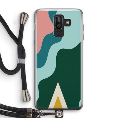 Noor B: Samsung Galaxy J8 (2018) Transparant Hoesje met koord
