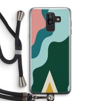 Noor B: Samsung Galaxy J8 (2018) Transparant Hoesje met koord